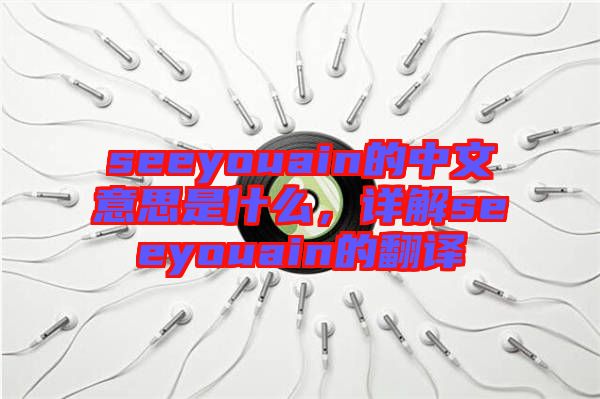 seeyouain的中文意思是什么,詳解seeyouain的翻譯