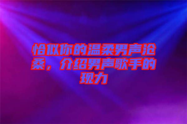 恰似你的溫柔男聲滄桑,介紹男聲歌手的現力