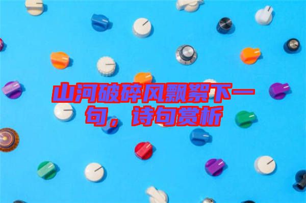 山河破碎風飄絮下一句,詩句賞析