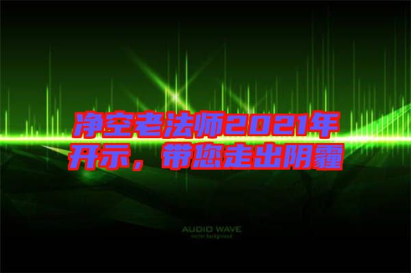凈空老法師2021年開示,帶您走出陰霾