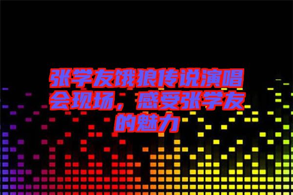 張學(xué)友餓狼傳說演唱會現(xiàn)場,感受張學(xué)友的魅力