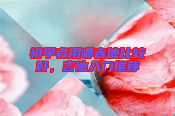 初學者用哪吉他比較好,吉他入門推薦