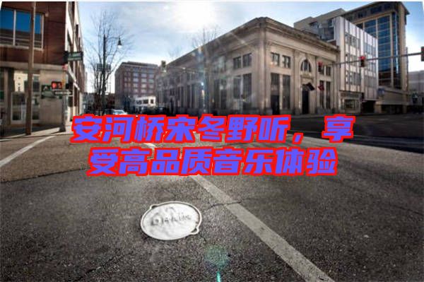 安河橋宋冬野聽,享受高品質(zhì)音樂體驗