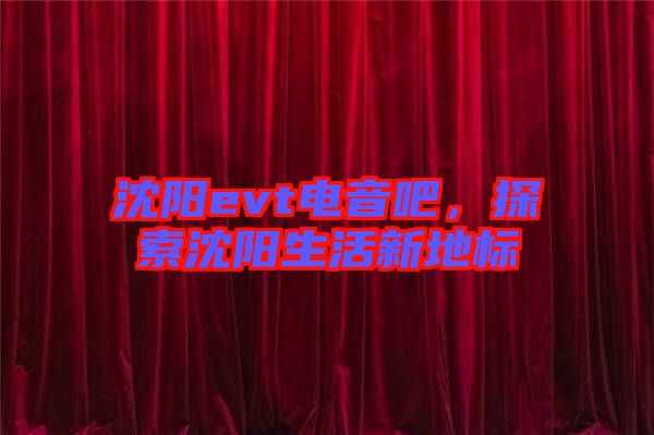 沈陽evt電音吧,探索沈陽生活新地標(biāo)