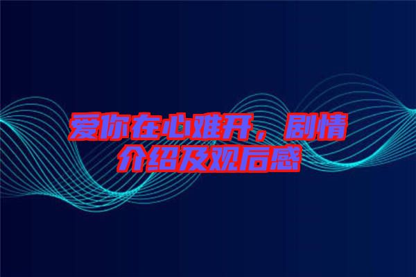 愛你在心難開,劇情介紹及觀后感