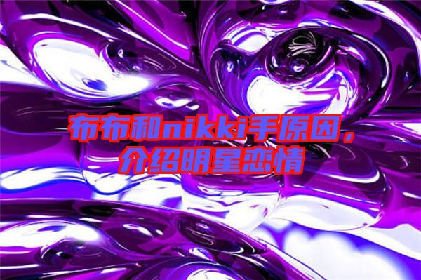 布布和nikki手原因,介紹明星戀情