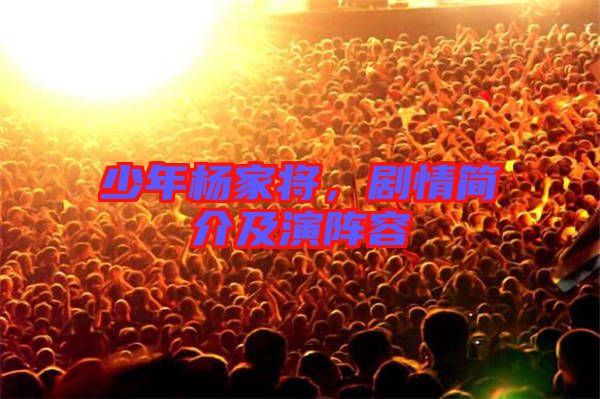 少年楊家將，劇情簡介及演陣容