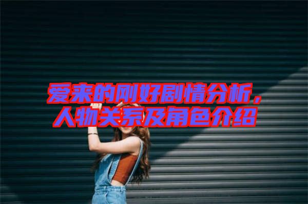 愛來的剛好劇情分析,人物關系及角色介紹