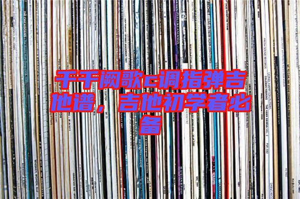 千千闕歌c調(diào)指彈吉他譜，吉他初學(xué)者必備