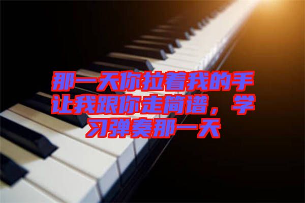 那一天你拉著我的手讓我跟你走簡(jiǎn)譜,學(xué)習(xí)彈奏那一天