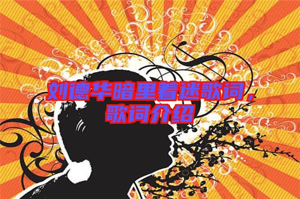 劉德華暗里著迷歌詞,歌詞介紹