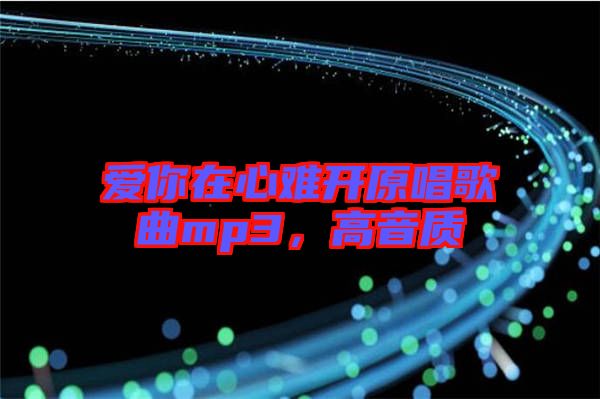 愛你在心難開原唱歌曲mp3,高音質