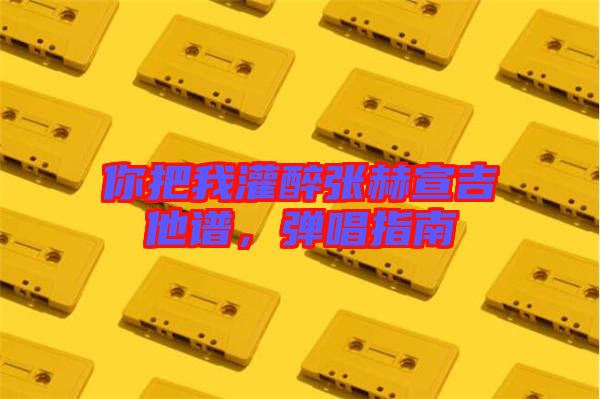 你把我灌醉張赫宣吉他譜，彈唱指南