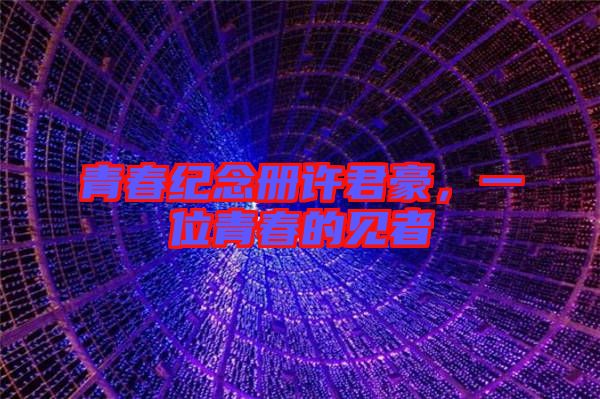 青春紀(jì)念冊許君豪,一位青春的見者