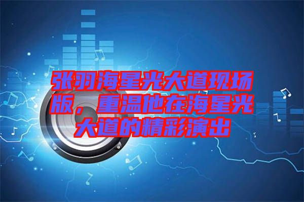 張羽海星光大道現(xiàn)場版,重溫他在海星光大道的精彩演出