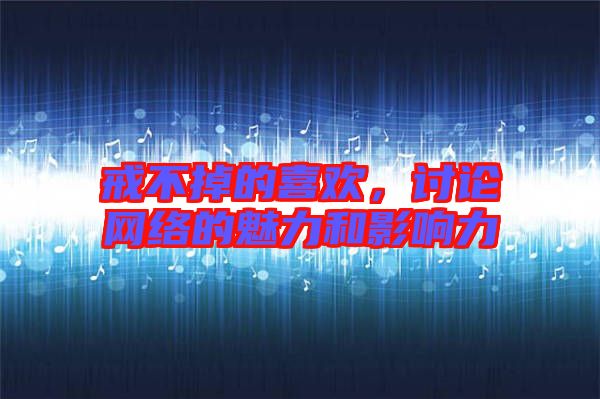 戒不掉的喜歡,討論網絡的魅力和影響力