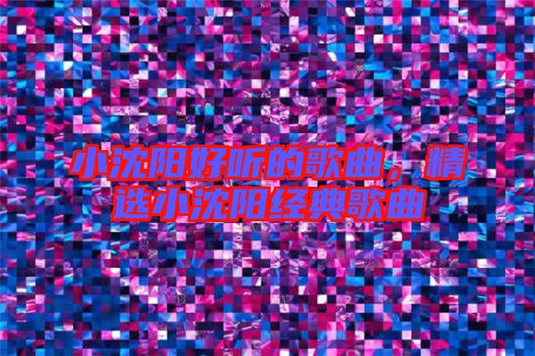 小沈陽好聽的歌曲，精選小沈陽經典歌曲
