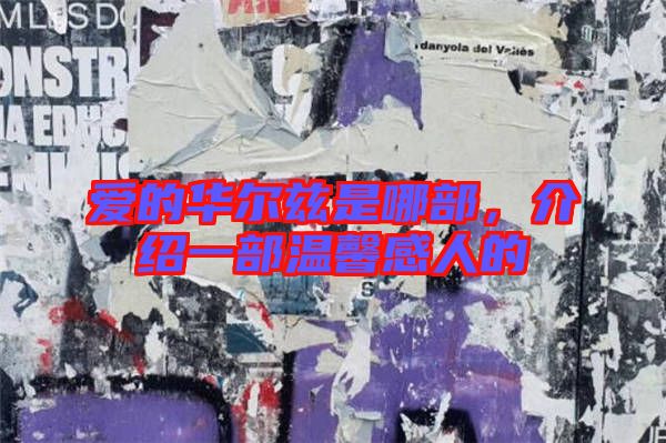 愛的華爾茲是哪部,介紹一部溫馨感人的