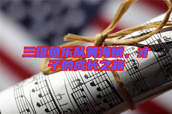 三維魚樂隊(duì)黃海斌,才子的成長(zhǎng)之路