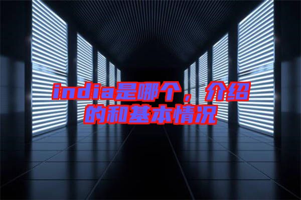india是哪個，介紹的和基本情況