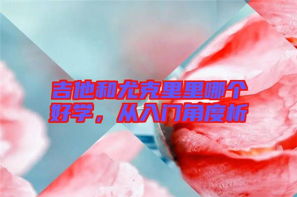 吉他和尤克里里哪個好學,從入門角度析