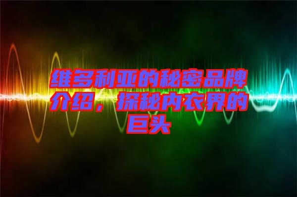 維多利亞的秘密品牌介紹,探秘內(nèi)衣界的巨頭