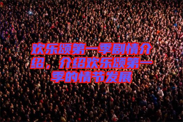 歡樂頌第一季劇情介紹,介紹歡樂頌第一季的情節發展