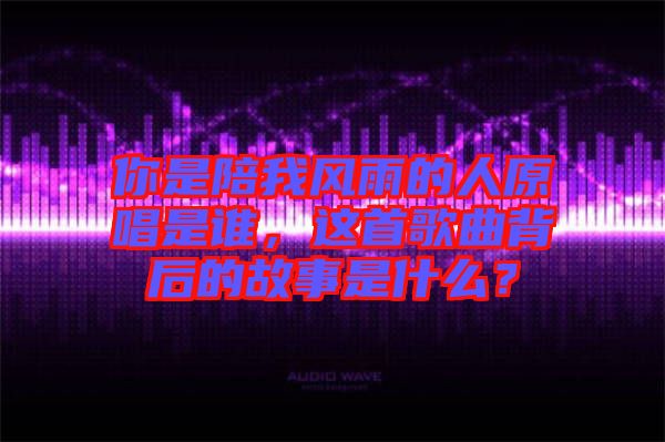 你是陪我風雨的人原唱是誰,這首歌曲背后的故事是什么?