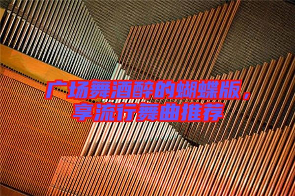 廣場舞酒醉的蝴蝶版,享流行舞曲推薦