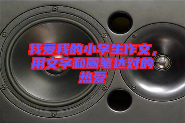 我愛我的小學(xué)生作文,用文字和畫筆達對的熱愛