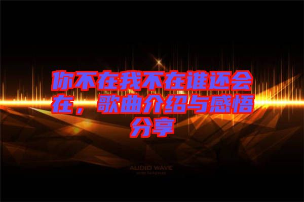 你不在我不在誰還會在,歌曲介紹與感悟分享
