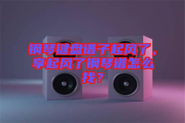 鋼琴鍵盤譜子起風(fēng)了，享起風(fēng)了鋼琴譜怎么找？