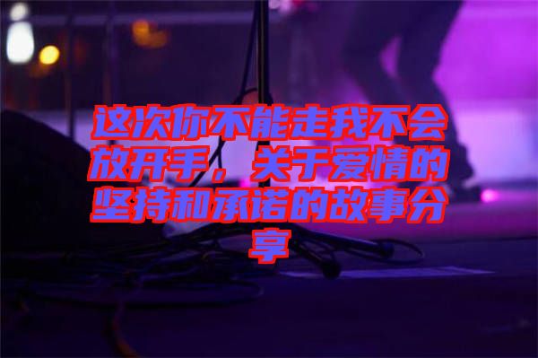 這次你不能走我不會放開手,關于愛情的堅持和承諾的故事分享