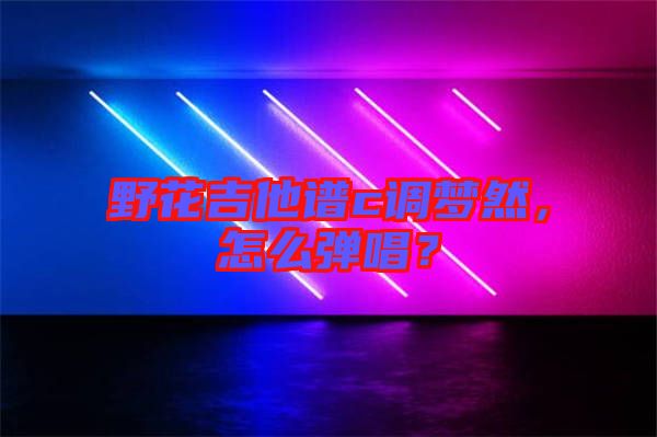 野花吉他譜c調夢然,怎么彈唱?