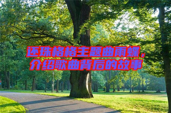 還珠格格主題曲雨蝶,介紹歌曲背后的故事